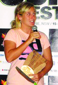 Rosie Locke Pro Surfer